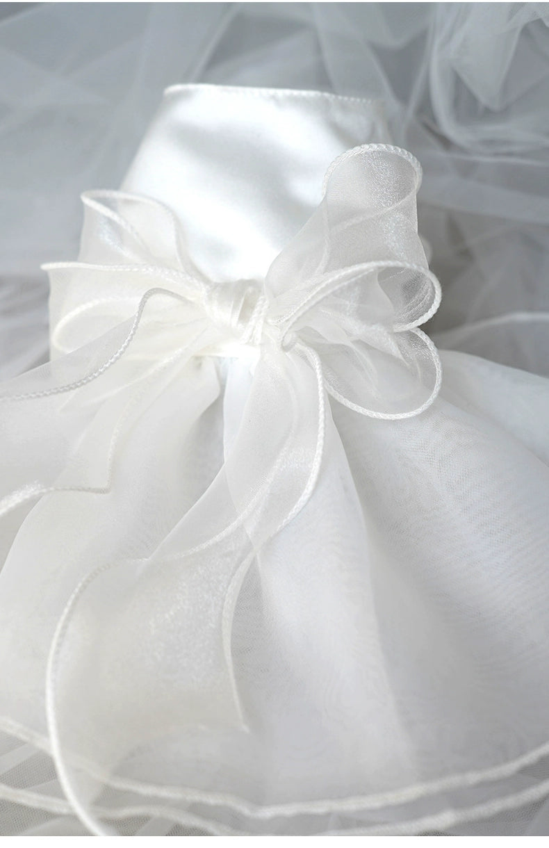 Vestido de Casamento Arcos de Renda para Cães - Teco Pet