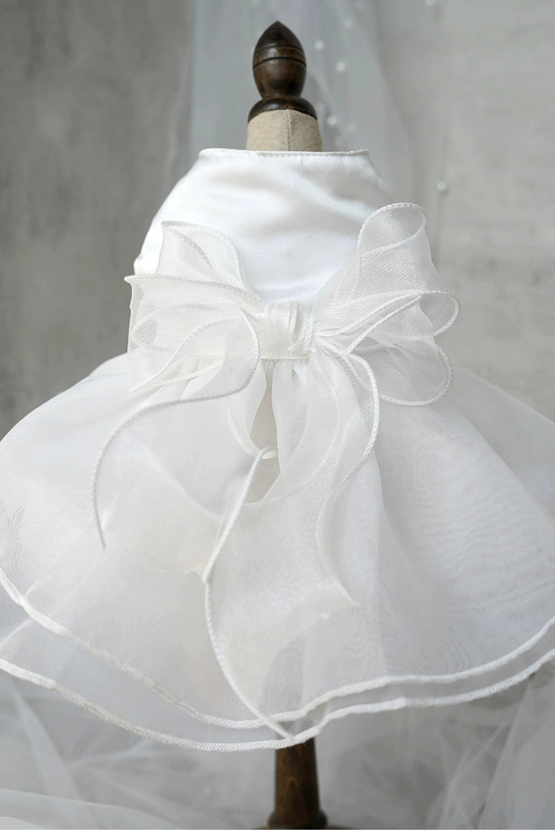 Vestido de Casamento Arcos de Renda para Cães - Teco Pet