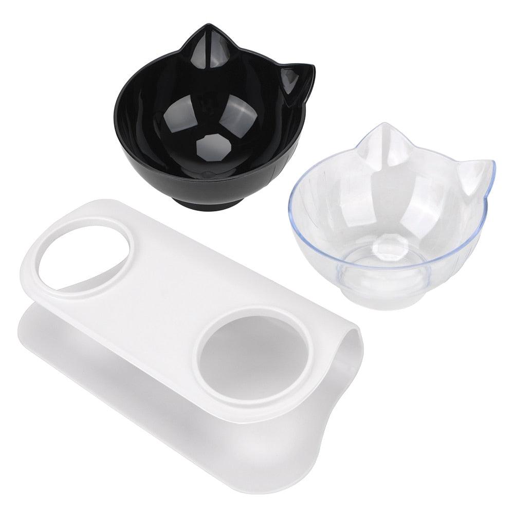 Comedouro Duplo para Gatos - Teco Pet