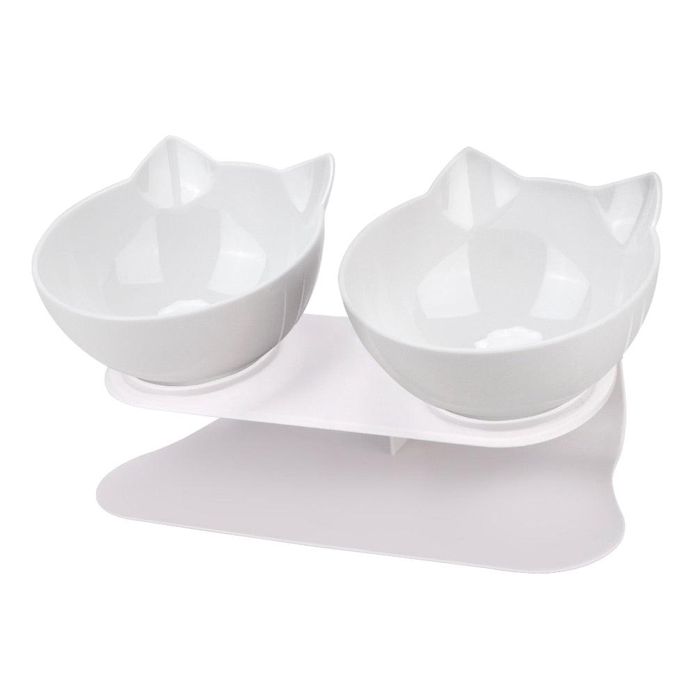 Comedouro Duplo para Gatos - Teco Pet