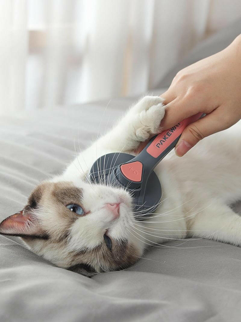 Pente Especial para Pelos e Massageador - Teco Pet