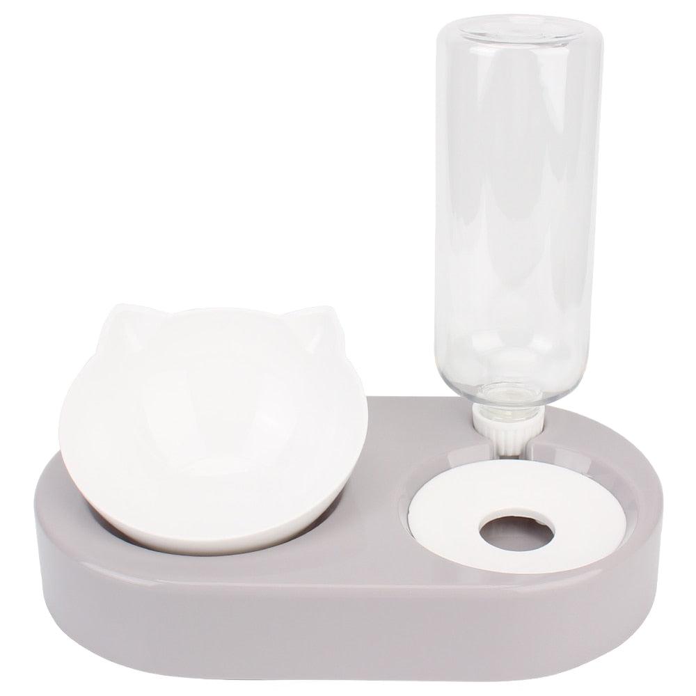 Comedouro Duplo para Gatos - Teco Pet