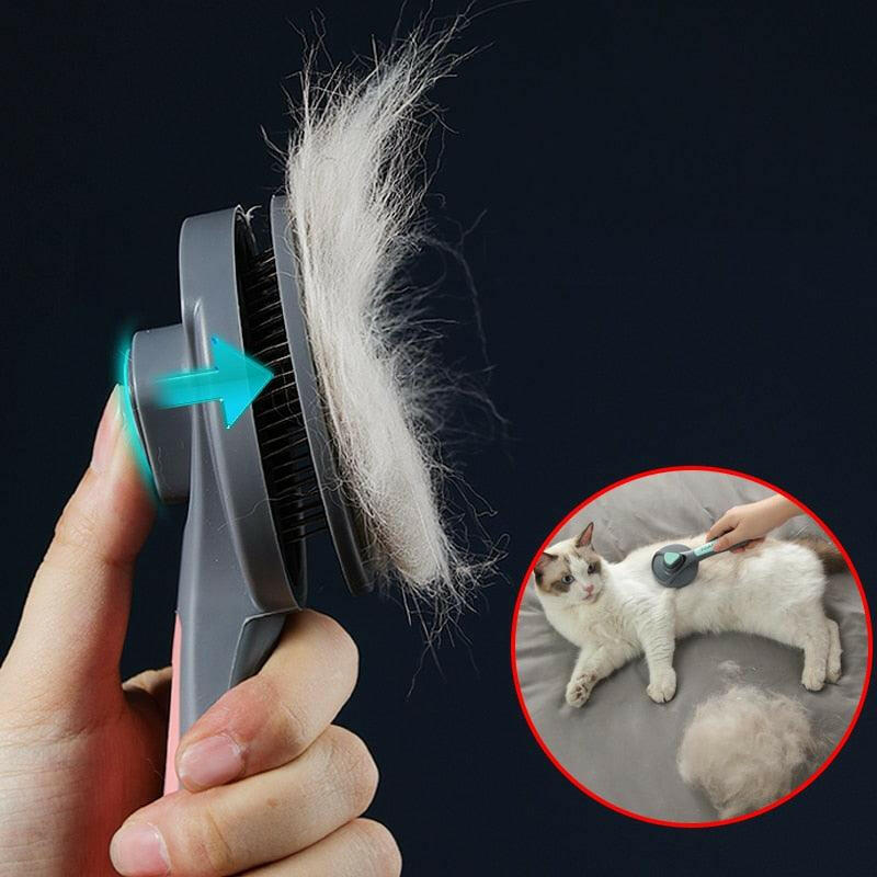 Pente Especial para Pelos e Massageador - Teco Pet