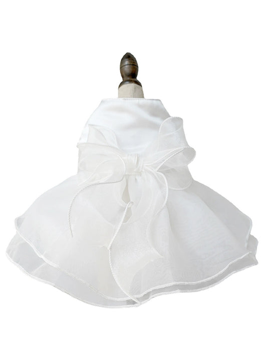 Vestido de Casamento Arcos de Renda para Cães - Teco Pet