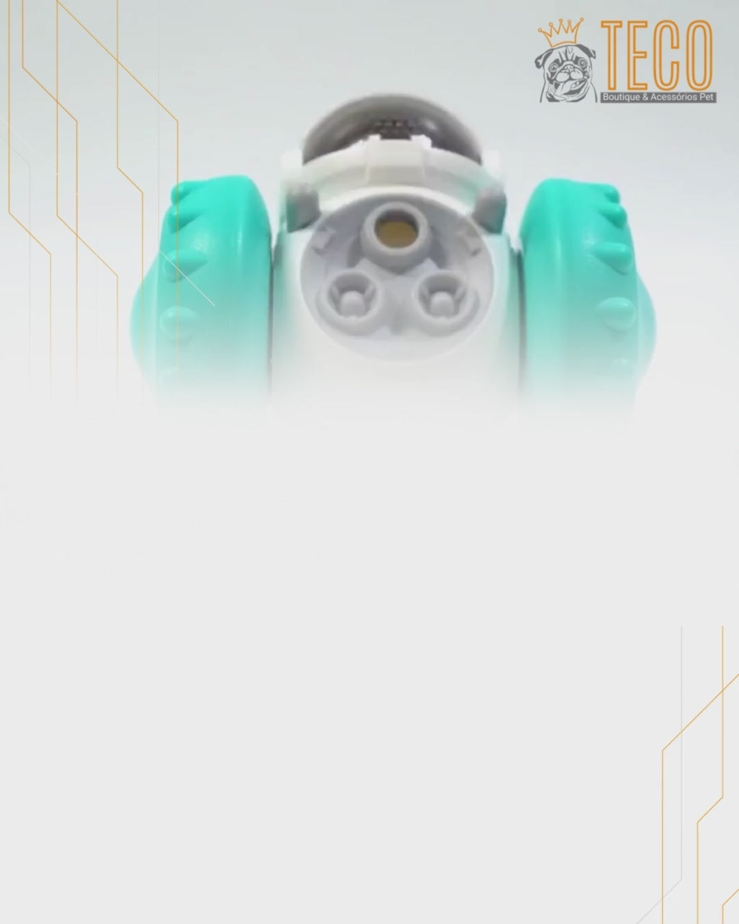Brinquedo Interativo Robô Petisco Pet