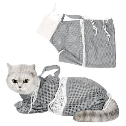 Saco De Banho Ajustável Para Gatos - Teco Pet