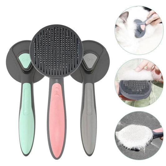Pente Especial para Pelos e Massageador - Teco Pet